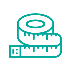 tape measure icon green